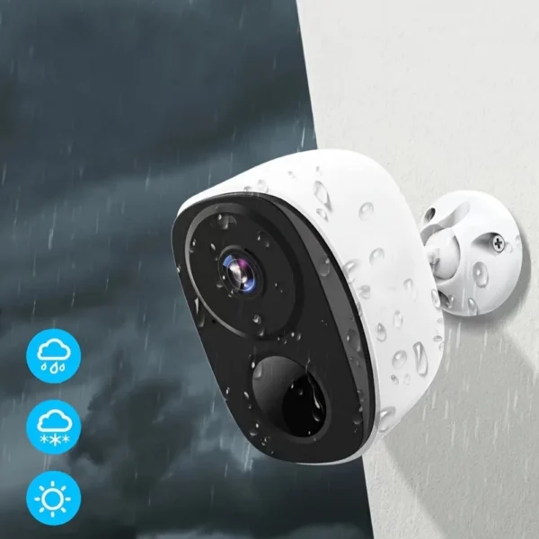 Tuya WiFi Video doorbell: 2-way HD 1080P, MicroSD/cloud Stg. Waterproof, 1000mAh Batt., Long Standby,Wireless Security Camera - Image 1