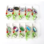 Fishing Spoons Lures Metal Baits Set Artificial Hard Bait Metal Spoon Spinner Fishing Lure Kit with Box for Freshwater Saltwater - Image 5