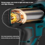 3600W Brushless Electric Reciprocating Saw Horse Knife Small Handheld Outdoor Cutting Saw Fit Makita/Dewalt/Milwaukee 18VBattery - Image 2