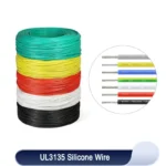 2/5/10m UL3135 Wire High Temperature Resistant Cable 30 28 26 24 22 20 18 16 14 12 10 AWG Silicone Insulation Tinned Copper Line