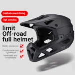 Horntour Adult Full Face Bike Helmets for MTB Mountain Bike Helmet Chin Guard Breathable Safety Bicycle Helmet Riding Equipments - Image 3