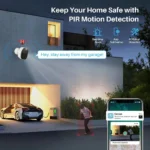 2K Color Night Vision Battery Powered Camera With 2.4GHz WiFi-Solar Panel Not Included,Wire-Free Battery Powered Security Camera - Image 5