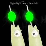 5Pcs Artificial Bait High Quality Carbon Steel Feathers Bass Cod Lure Sea Luminous Fishing Hook Bait Sabiki Rigs Fishing Wire - Image 5