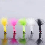 20/10PCS Fishing Lure Feather Jig Head Fly Fishing Hooks Butterfly Insects Style Salmon Flies Trout Single Lure Fishing Tackles - Image 3