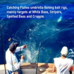 Umbrella Rigs Alabama Rig for Bass Fishing 5 Arms Umbrella A-Rig Swimbaits with 4 Willow Leaf Blades Ultralight Tripod Lures Kit - Image 5