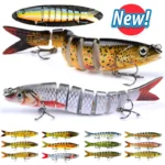 New Sinking Wobblers Multi Joint Fishing Lures Jointed Crankbait Swimbait Segment Hard Artificial Baits For Fishing Tackle Lures
