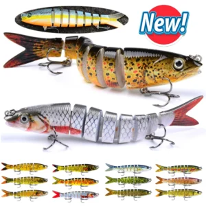 New Sinking Wobblers Multi Joint Fishing Lures Jointed Crankbait Swimbait Segment Hard Artificial Baits For Fishing Tackle Lures