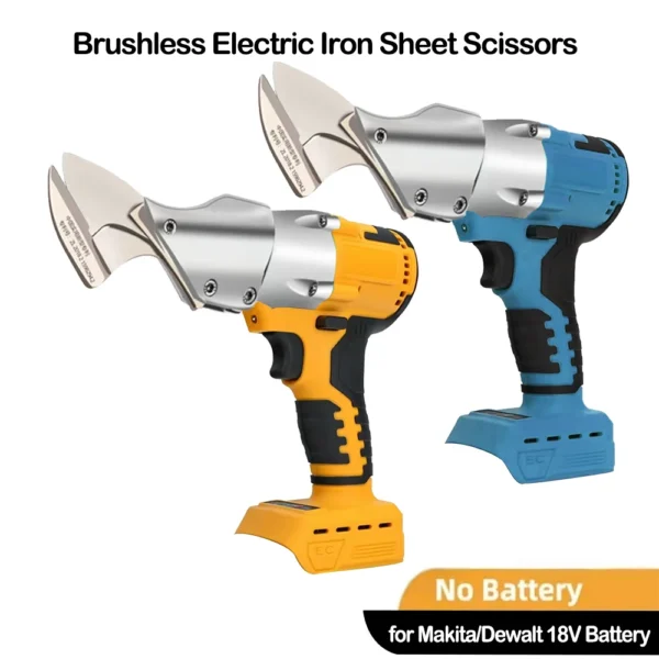 Brushless Electric Scissors 500W Cordless Iron Sheet Scissors Electric Metal Cutting Tools Fit Makita/Dewalt 18V Battery - Image 1