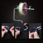 1Pc Aluminum Alloy Fishing Line Winding Machine, Outdoor Fishing Reel Winding Machine - Image 2