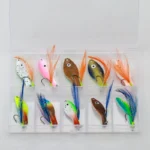 10/5PCS Metal Fishing Lures Spinner Hard Baits Luminous UV Spinner Bait Painting Spoon Fishing Lure Feather Fishing Accessories - Image 6