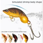 Artificial Fishing Lures with Treble Hooks Walleye Gear Swimbait Crankbait Bionic Shrimp Lures Fishing Tools for Pike Bass Trout - Image 6