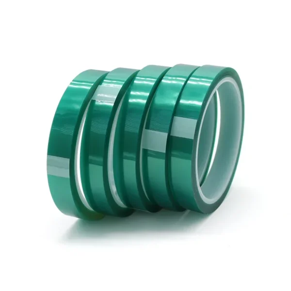 PET Film Tape 3 5 10 15 20 25 30 40 50 60 80 100mm Green High Temperature Heat Resistant PCB SMT Plating Insulation Protection - Image 4