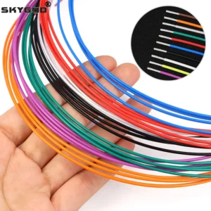 2/5/10m PTFE Electronic Wire Silver Plated FEP Insulated High Purity OFC 30AWG ~ 17AWG Audio Headphone HiFi Signal Copper Cable