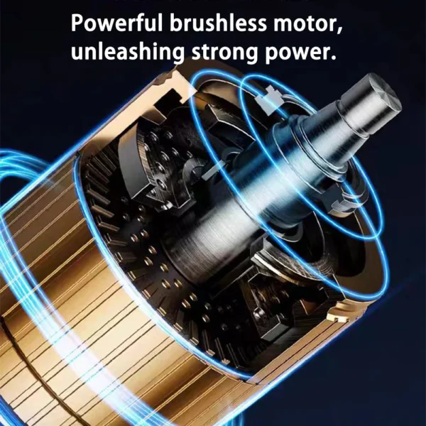 Brushless Reciprocating Saw High-Power Cutting Saw Handheld Multifunctional Household Small Electric Saw No Battery - Image 2