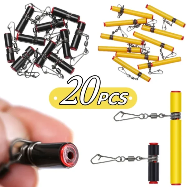 Plastic Head Swivel Sea Fishing Balance Strong Pin Hooker Skewer Hook Holder Anti-Winding Tackle Sinker Slides Fishing Accessory - Image 1