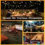 G40 Solar String Lights Outdoor Solar Globe String Bulb Patio Hanging Lights Waterproof Garden Pergola Bistro Deck Decor - Image 6
