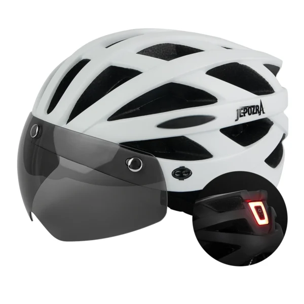 Cycling Helmet with Taillight for Men and Women, 4 Modes to Switch Bicycle Helmet, MTB Road Bike, E-Bike Motorcycle - Image 1