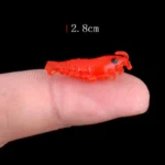 100PCS Shrimp Bait Soft Silicone Artificial Fishing Lures 2.8cm/0.3g Luminous Glow Freshwater Worm Pattern Outdoor Fishin Tackle - Image 6