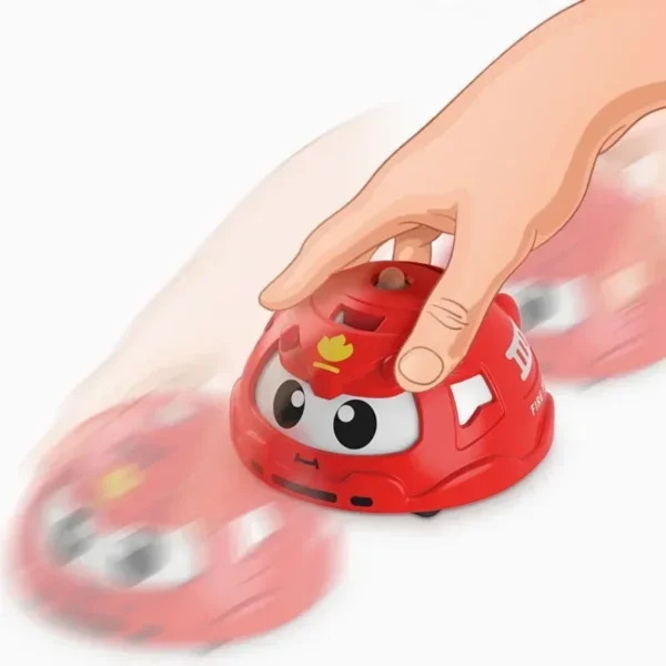 Cartoon Spinning Top Gyroscope Inertial Toy Car Gyro Stacked Rotate Mini Car Stunt Fancy Funny Gift Educational Toy for Children - Image 2
