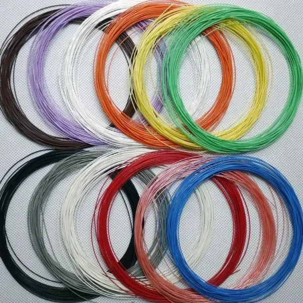 1/5m Silver Plated FEP Wire AWG 10/11/13/14/15/18/20/22/24/26/28/30 DIY High Purity OFC Copper Cable For 3D Printer - Image 3