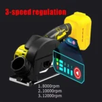 Brushless 3In Mini Angle Grinder External Rotor Electirc CUT OFF Cutting Circular Saw High Power Tool Fit Dewalt 20V No Battery - Image 4