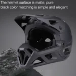 Horntour Adult Full Face Bike Helmets for MTB Mountain Bike Helmet Chin Guard Breathable Safety Bicycle Helmet Riding Equipments