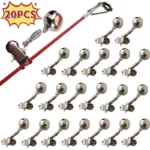 Fishing Alarm Tip Single Alarm Bell Night Fishing Rod Bait Alarms Loud Alert Bell Clips with Single Bell Portable Fishing Alarms