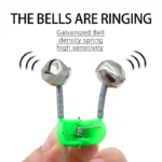 Plastic Fishing Bells Clips Fishing Rod Alarm with Dual Alert Bells Spiral Bells Fishing Bite Alarms Outdoor Night Rod Tip Clips - Image 3