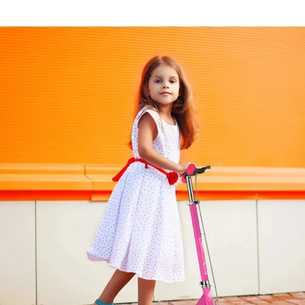 2024 New Outdoor Travel Two-wheeled Children's Flash Scooter Lift Scooter Two-wheeled Pedal Scooter All Aluminum and All Iron - Image 3