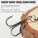 5 Pcs Rotating Metal Spinner Fishing Lures Artificial Hard Baits Rotating Metal Wobblers Freshwater Treble Hook Tackle - Image 6