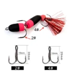 Newest Mandula Polychrome Fishing Lure Soft Lures Foam Bait Swimbait Wobbler Bass Pike Lure Artificial Baits with 2 Treble Hooks - Image 2