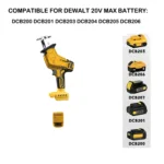 Electric Reciprocating Saw Electric Horse Knife Small Outdoor Handheld Cutting Saw Fit Makita/Dewalt/Milwaukee 18V Battery - Image 4