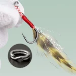 Metal Saltwater Fishing Lures Vertical Slow Pitch Fishing Hooks Fishing Jigging Spoon with Assist Hooks Artificial Bait Tackle - Image 3
