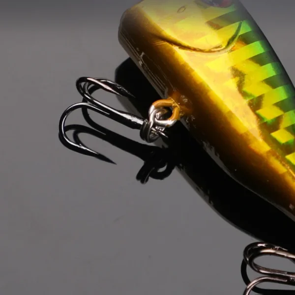 Mini Popper Floating Fishing Lure Plastic Artificial Fishing Lure for Bass Trout Saltwater Freshwater Fishing Tackle Accessories - Image 6