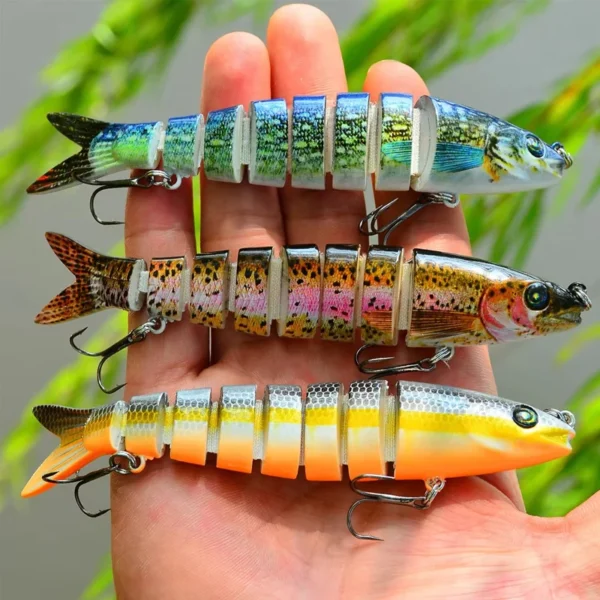 New Sinking Wobblers Multi Joint Fishing Lures Jointed Crankbait Swimbait Segment Hard Artificial Baits For Fishing Tackle Lures - Image 3