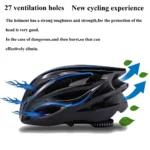 Ultralight Cycling Helmet Flame Design MTB Road Riding Safety Adjustable Hat Helmet Integrally-molded Bike Bicycle Helmet - Image 5