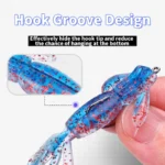 10pcs 5.5cm Soft Lobster Plastic Baits Fishing Lure Trout Bass Silicone Swimbait Jigging Wobblers For Pike Artifical Rubber Bait - Image 2