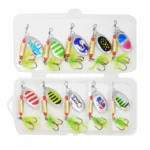 Fishing Spoons Lures Metal Baits Set Artificial Hard Bait Metal Spoon Spinner Fishing Lure Kit with Box for Freshwater Saltwater - Image 4