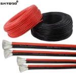 1~50m Super Soft Silicone Electronic Wire Cable 30 28 26 24 22 20 18 16 14 12 11 10 8 AWG Heat-Resistant Insulated Copper Wires