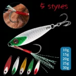 Jigging Lures Off Shore Fishing Lure Slow Metal Jig Artificial Bait 10G 15G 20G 25G 30G Casting Jigging Spoon Fishing Tackle