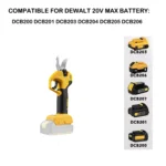 Brushless Electric Pruning Shears Garden Tool Pruner With LED Display Cordless Garden Scissors Fruit Tree Fit Dewalt 18V Battery - Image 5