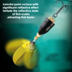 9cm/10g Fishing Spoon Lure With Triple Hook Metal Spinner Sequin Fishing Artificial Bait Long Casting Rig Saltwater Freshwat - Image 4