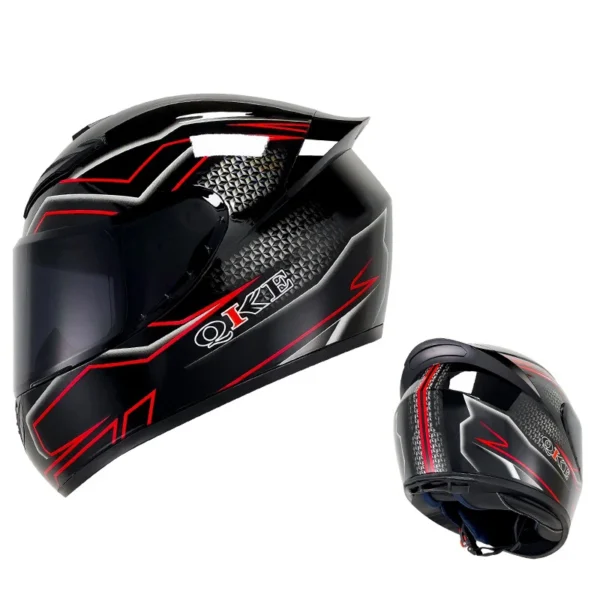 DOT Men and women motorcycle helmets are safe in winter Four Seasons Knights can be equipped with Bluetooth motorcycle helmets - Image 6