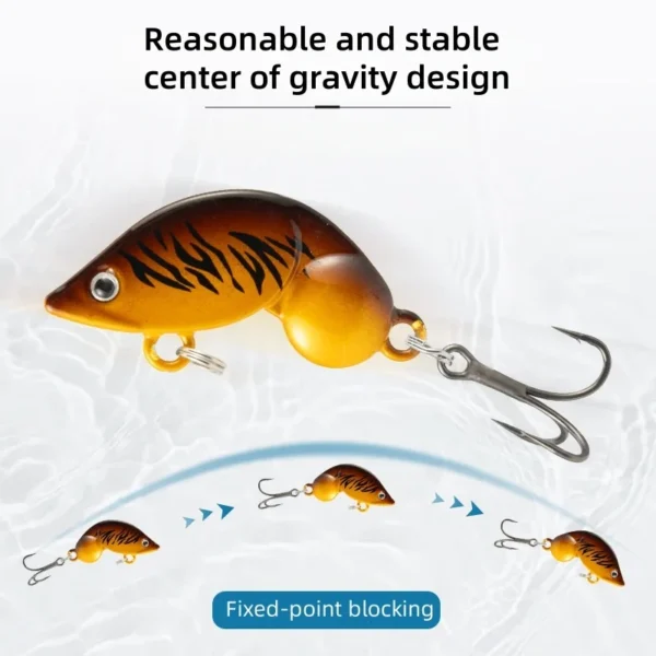 Artificial Fishing Lures with Treble Hooks Walleye Gear Swimbait Crankbait Bionic Shrimp Lures Fishing Tools for Pike Bass Trout - Image 5