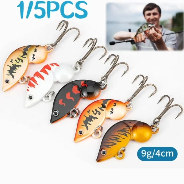 Artificial Fishing Lures with Treble Hooks Walleye Gear Swimbait Crankbait Bionic Shrimp Lures Fishing Tools for Pike Bass Trout - Image 1