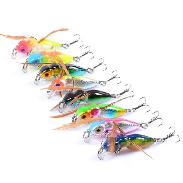 Artificial Insect Lures Mini Bionic Ant Hard Baits Topwater Crank Baits Minnow Sinking Wobbler Fishing Lures with Treble Hooks - Image 4
