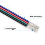 LED Wire 3/4/5/6 Pins 22/20/18 AWG PVC Extension Connector Electrical Wires For 5050 WS2812B RGBW RGBWW Strip Lights 1~50Meters - Image 2
