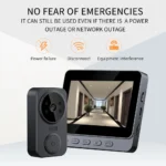 Wireless wireless smart video doorbell,Wireless intercom,Real-time notification,Two-way HD camera,Night vision monitor HD camera - Image 6