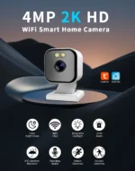Mini surveillance camera, indoor/outdoor security camera,Home camera,Baby sitter Cam Easy installation,Two-way audio frequency - Image 3