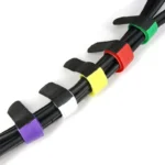 Cable Tie Fishing Rod Non-slip Firm Reverse Buckle Red Fishing Tackle Rod Holder Accessories Reusable Self Adhesive Ties - Image 6
